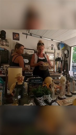 23K views · 313 reactions | Shop with us for rare antique garage sale finds #vintagestyle #bargain #bargainbarons #reels | Bargain Barons | Facebook