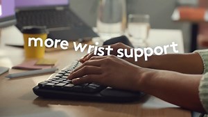 Logitech Ergonomic Wave Keys Comfy typing, all day long. This...