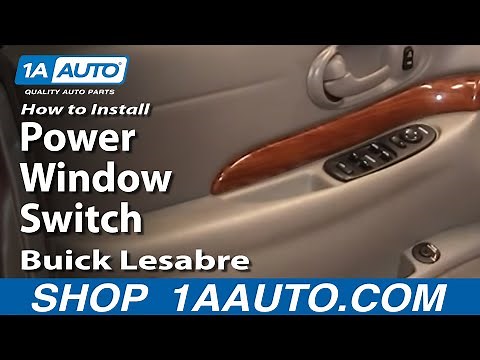 How To Replace Power Window Switch 00-05 Buick LeSabre