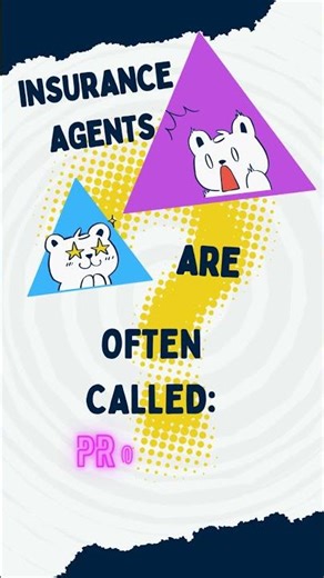 Insurance Agents are CALLED producers