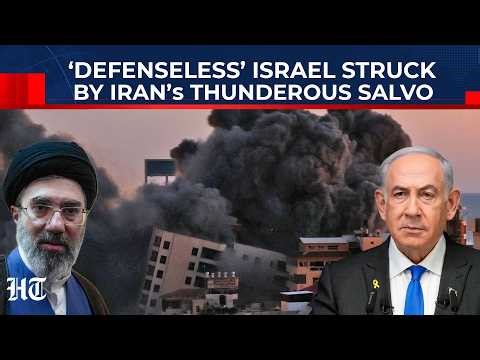 Iran Launches Heavy Missile Barrage Into ‘Defenceless’ Israel, Multiple Alerts Rip Through Tel Aviv