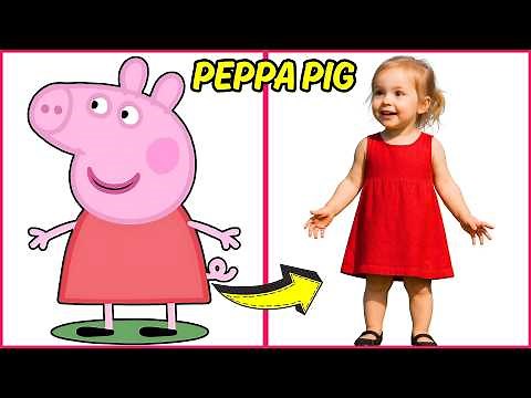 🐷 Peppa Pig Characters as Humans in REAL LIFE! – You Won’t Believe Their New Look!