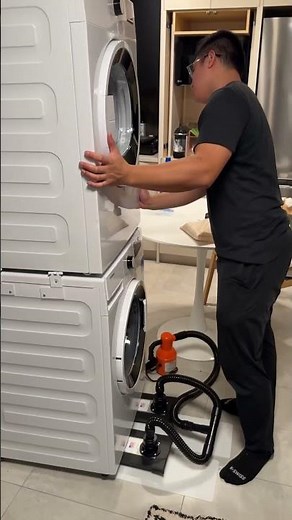 Easy Way To Pull Out Stacked Washer Dryer