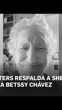 Roger Waters respalda a Sheinbaum por asilo a Betssy Chávez