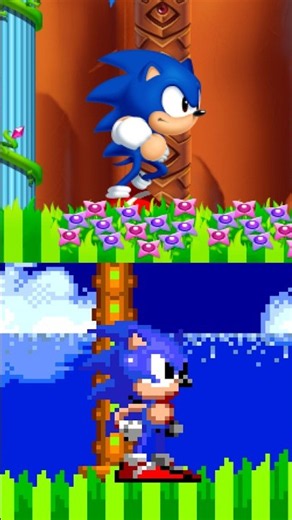 Sonic 2 vs Sonic 2 HD #sonic #gaming