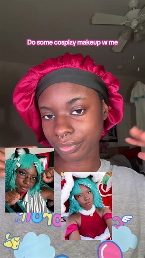 An updated 2026 makeup tutorial for my miku cosplay 🩵 Makeup is one of my fav parts of cosplay what’s yours? Contacts from @PinkyParadise #cosplaymakeup #hatsunemiku #mikucosplay #blackcosplayer #pinkyparadise