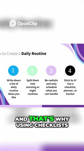4 Steps to Creating a Daily Routine