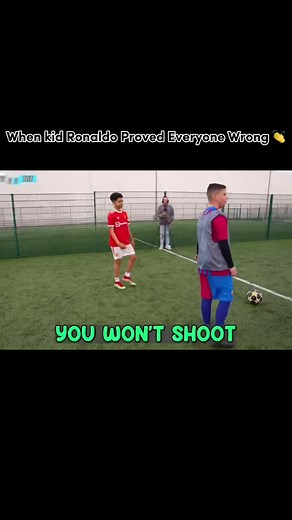 Kid ronaldo is a beast 😈 #ronaldo