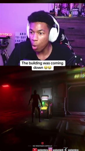 welembro and that1chub try to get out of the exploding ship #welembro #youtubeshorts