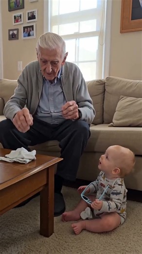 Grandson Teaches Grandpa Modern Slang 💀🤣 #Shorts