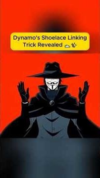 Dynamo's Shoelace Magic reveal #magic #dynamo