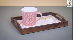 Amazon.com: Serving Tray with Handles | Wooden Trays for Coffee Table BBQ Parties | Brown Tray for Ottoman Parties | Wood Bed Tray | Decorative Tray | Kitchen Nesting Trays for Serving Dinner | Housewarming Gift : Everything Else