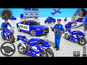 Police Car Chase Simulator 3D Game - Real Cop Cars Driving Simulator 2025 - Android GamePlay