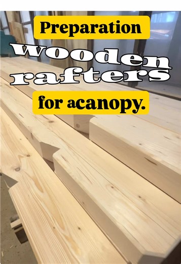 Crafting Wooden Rafters for Roof Overhangs