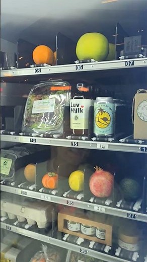 This Vending Machine Sells REAL Fruit & Veggies… Not Junk Food 😳🍎🥑 | The Future of Snacks Is Here!