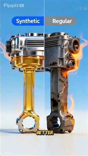 Synthetic vs Regular Oil Which One Is Better for Your Car 🚗 #tutorial #automobile #viral #shorts
