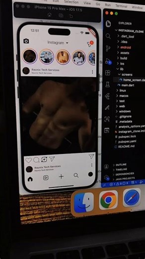 I make app like instagram | instagram app clone | social media app like instagram #raunix