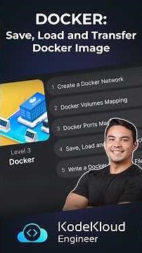 Saving, Loading & Transferring Docker Images | Docker Tutorial | Docker Series #14