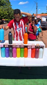 Escolha a garrafa com a cor igual, acerte o alvo e fature dinheiro! | Valber Mota