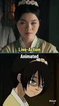 Toph ATLA Live Action vs Animation