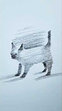 How to Draw a Cat with Cross-Hatching