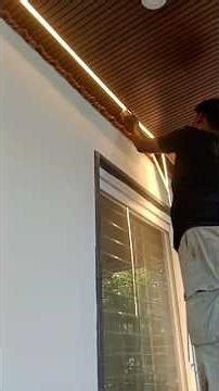 profile light installation without false ceiling #ceiling #profilelight #home #light #electrician