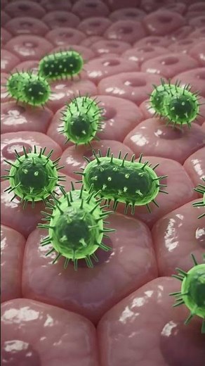 How Bacteria Cause Tissue Death (Necrosis) 🔬 3D Animation Breakdown.#shorts ‪@Pharmastudio-pjm‬