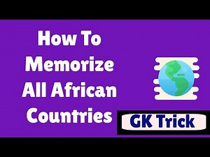 How to Memorize Africa Fast using Mnemonics || Tricks to Remember African Countries!!