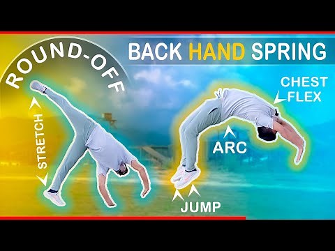 Round-off Back Hand Spring tutorial step by step | @RAVINDRASRana44