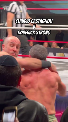 AEW CHRISTMAS COLLISION - Claudio v Roderick Strong #aew #allelitewrestling #radwrasslin