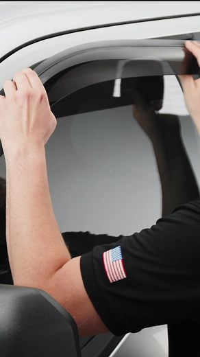 Rainproof Car Window Protector and Side Window Deflectors