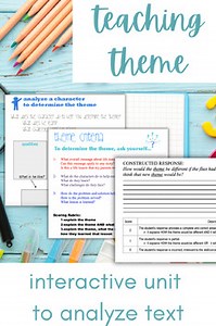Interactive Theme Unit: Determine & Analyze Theme in Fiction   Folktales {CCS}