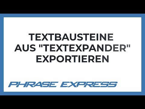 TextExpander Export