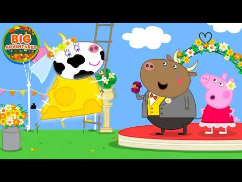 Peppa Pig’s Wedding Adventure with Mr. Bull!💍 Valentine Mini-Movie Special 💕 Full Episodes | 18 Mins