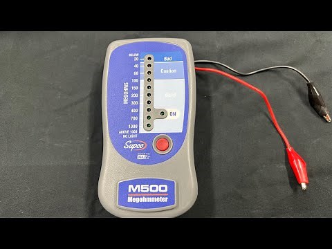 Supco M500 Megohmmeter Use HVAC Tools