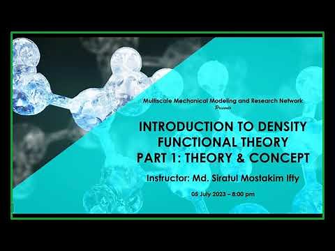 Introduction to Density Functional Theory Part 1: Theory and Concept