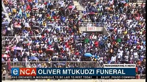 Oliver Mtukudzi is being remembered as one of the greatest musicians of Zimbabwe. Thousands gathered in Harare to pay tribute to the jazz legend. The 66-year-old passed away on Wednesday and today is his funeral. Pindai Dube has more. Courtesy #DStv403 | eNCAnews