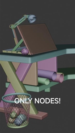 ARCANE STYLE ONLY USE NODE #arcane #blender #tutorial