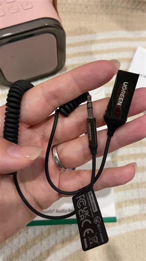 Turn any AUX into Bluetooth magic!The UGREEN Bluetooth 5.4 Receiver gives your car stereo or wired headphones wireless freedom, crystal-clear audio & hands-free calls #BluetoothReceiver #UGREEN #WirelessAudio #CarGadget #TechTok