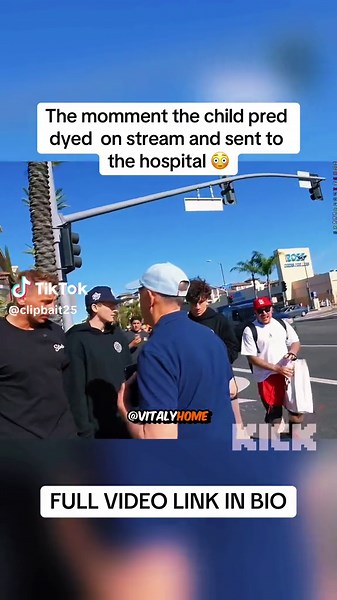 Child Predator Knocked Out on Stream - Full Video Link in Bio