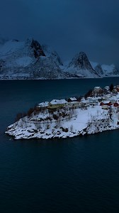 22K views · 58K reactions | A snow-covered island, floating in the cold blue silence. Winter in Norway doesn’t overwhelm—it narrows the world down to what matters. Ocean. Ice. Light. And the quiet feeling of standing somewhere that exists only for those who take the time to notice.  Follow @ronald_soethje for more moments where stillness meets the sea. #norwaywinter #earthmoods #islandescape #nordiclight #arcticcalm #coastallight | soethje.com | Facebook
