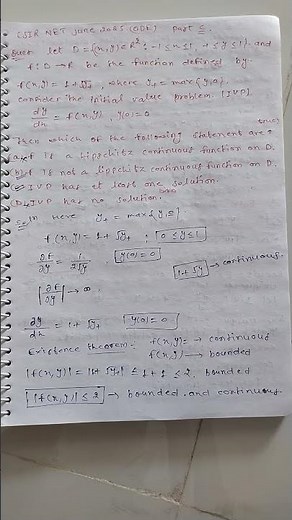 💥 Solve IVP Fast! | CSIR NET Maths PYQ Trick 🔥 #Shorts