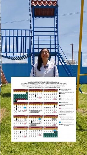 Teacher Noemí Juárez shares key dates for the 2026-2027 School Calendar