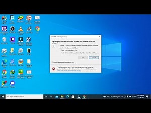 [REMOVE WARNING] This File Does Not Have a Valid Digital Signature That Verifies Its Publisher