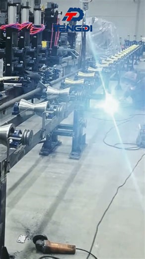 Tengdi Tube Mill Production Line: Exclusive Behind-the-Scenes Footage! #pipemill #TubeMill