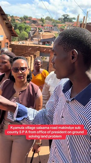 Kyamula village salaama road makindye sub county S P A from office of president on ground solving land problem #breakingpost