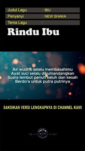 Kangen Ibu | IBU - NEW SHAKA | Kompilasi lagu tentang Ibu | Short Version