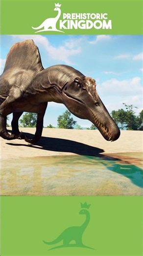 のんびりスピノサウルスの日常｜Prehistoric Kingdom #PrehistoricKingdom #シミュレーションゲーム #恐竜