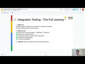 Testing In Flutter Video Presentation shailesh GSOC2026