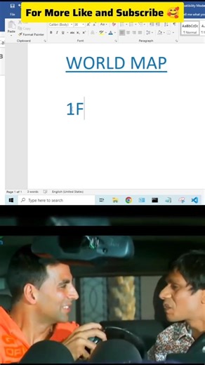 MS Word me Map insert nahi ho raha? Ye solution dekho #shorts #viral #msword #trending